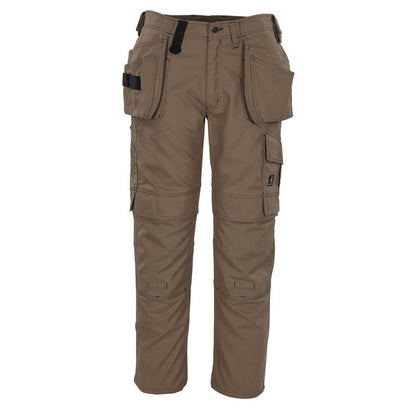 Khaki Brown - Front - Mascot Mens Ronda Hardwear Work Trousers