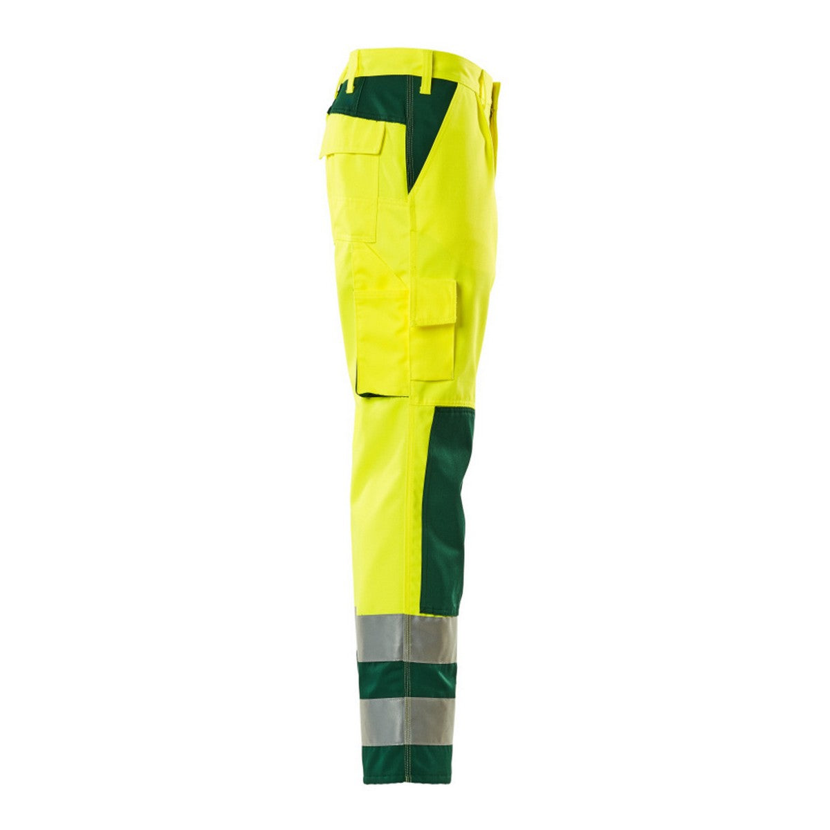Hi Vis Yellow-Green - Lifestyle - Mascot Mens Safe Complete Olinda Knee Pad Pockets Work Trousers