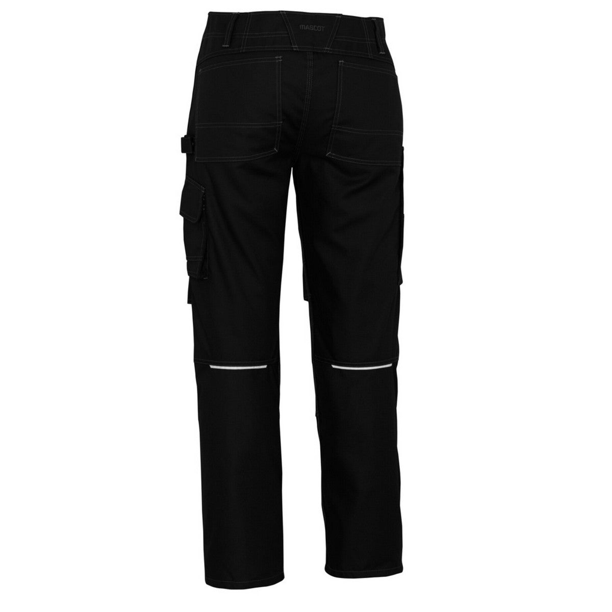 Black - Back - Mascot Mens Industry Knee Pad Pockets Work Trousers