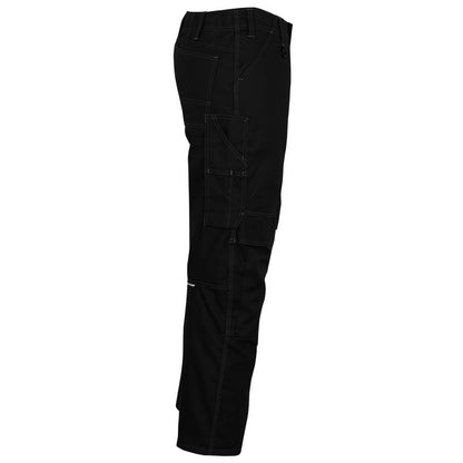 Black - Lifestyle - Mascot Mens Industry Knee Pad Pockets Work Trousers