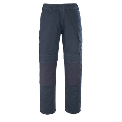 Dark Navy - Front - Mascot Mens Industry Knee Pad Pockets Work Trousers