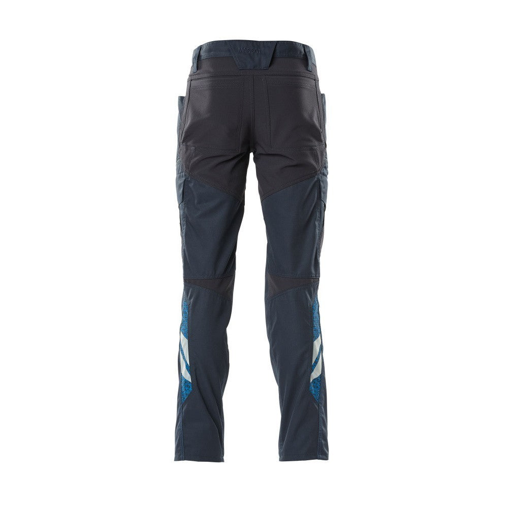 Dark Navy - Back - Mascot Mens Accelerate Work Trousers