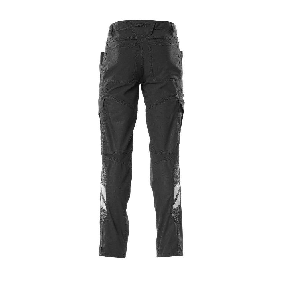 Black - Back - Mascot Mens Accelerate Work Trousers