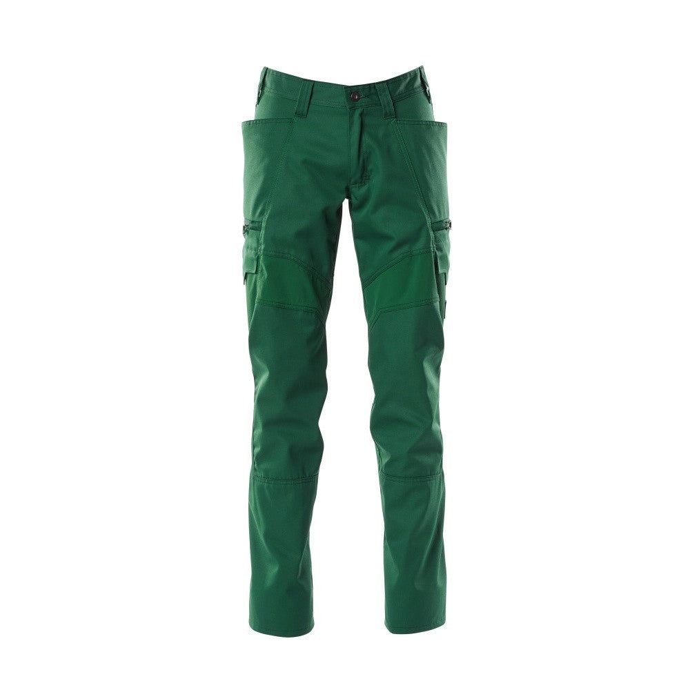 Green - Front - Mascot Mens Accelerate Work Trousers