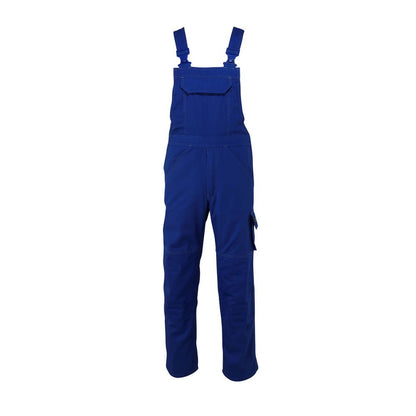 Royal Blue - Front - Mascot Mens Industry Newark Knee Pad Pockets Bib And Brace Overall