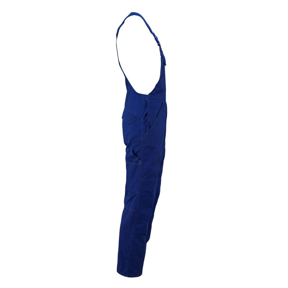 Royal Blue - Side - Mascot Mens Industry Newark Knee Pad Pockets Bib And Brace Overall