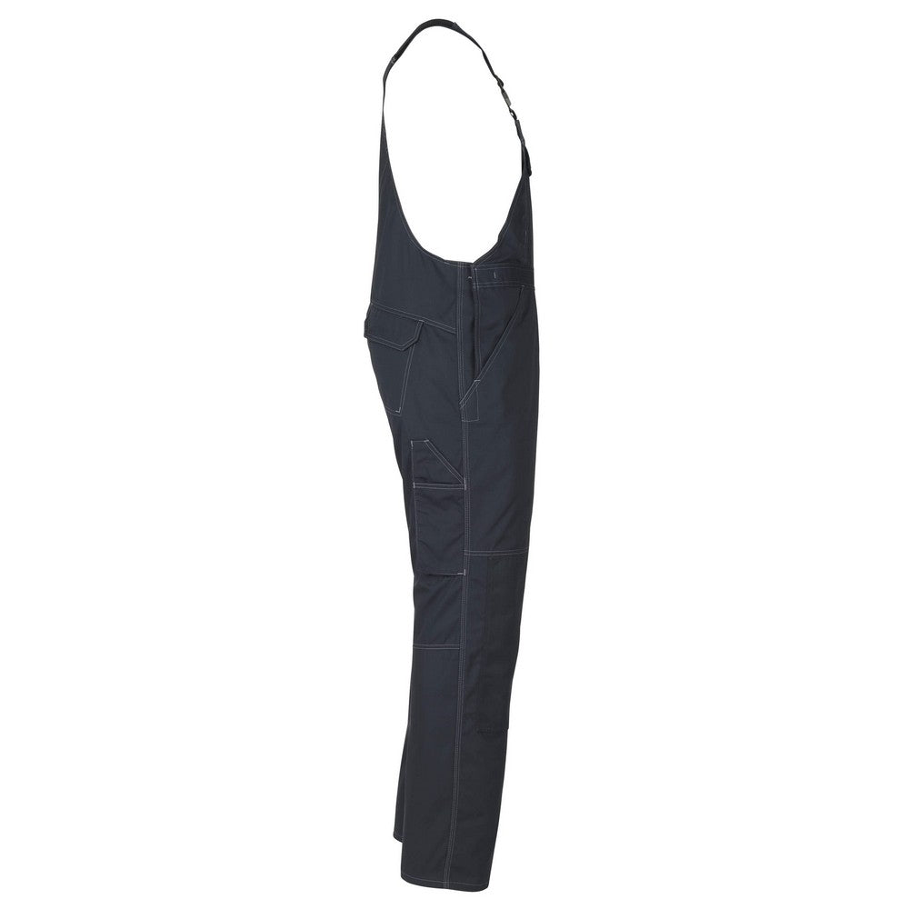 Dark Navy - Side - Mascot Mens Industry Newark Knee Pad Pockets Bib And Brace Overall