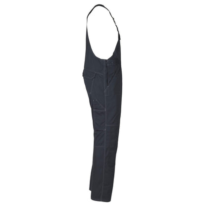 Dark Navy - Side - Mascot Mens Industry Newark Knee Pad Pockets Bib And Brace Overall
