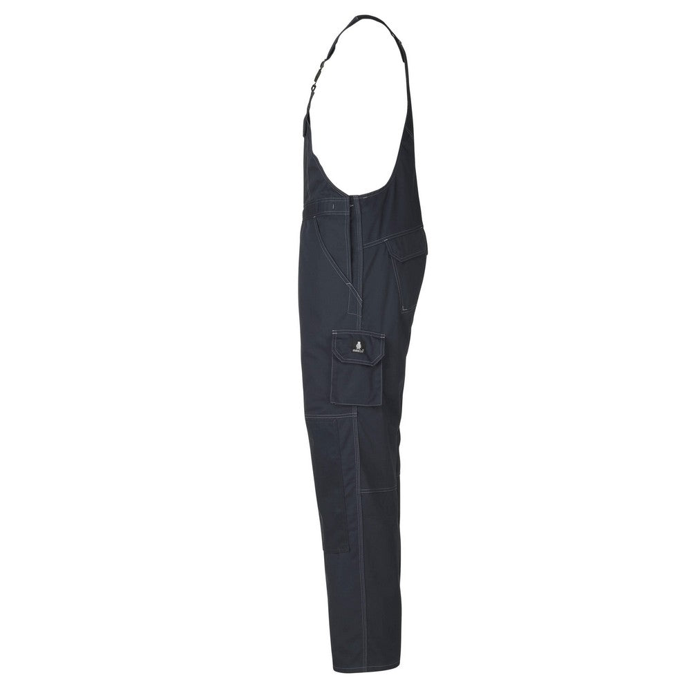 Dark Navy - Lifestyle - Mascot Mens Industry Newark Knee Pad Pockets Bib And Brace Overall