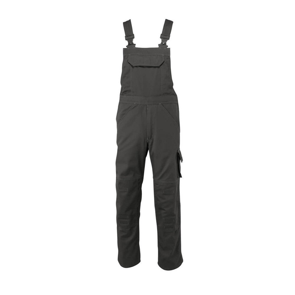 Dark Anthracite - Front - Mascot Mens Industry Newark Knee Pad Pockets Bib And Brace Overall
