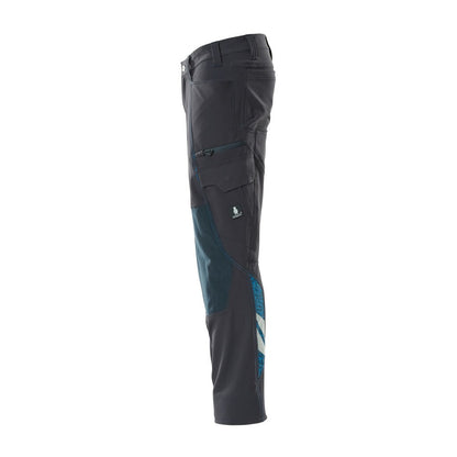 Dark Navy - Lifestyle - Mascot Mens Accelerate Knee Pad Pockets Trousers