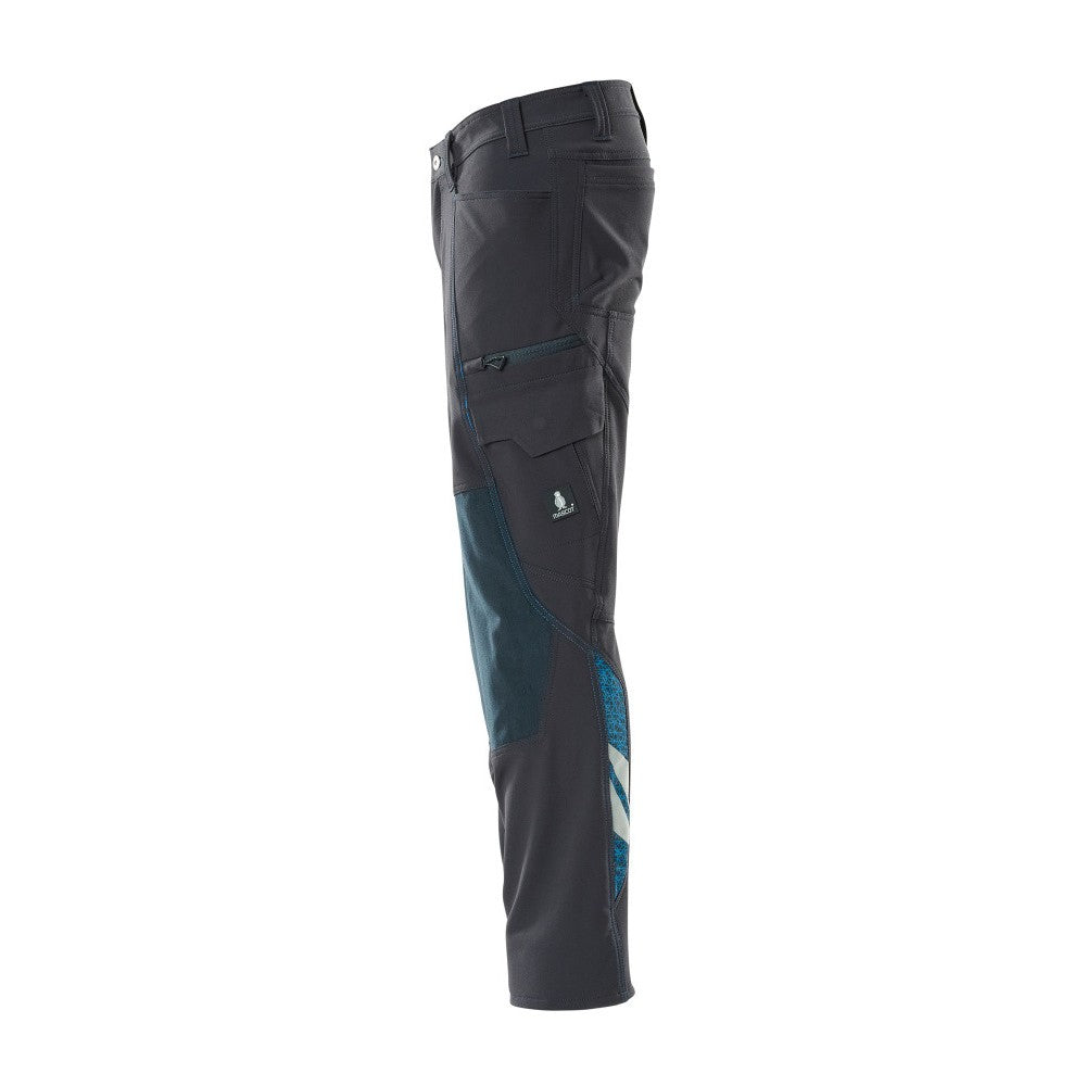 Dark Navy - Lifestyle - Mascot Mens Accelerate Knee Pad Pockets Trousers