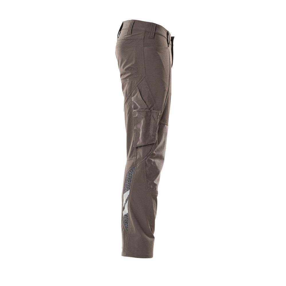Dark Anthracite - Side - Mascot Mens Accelerate Knee Pad Pockets Trousers