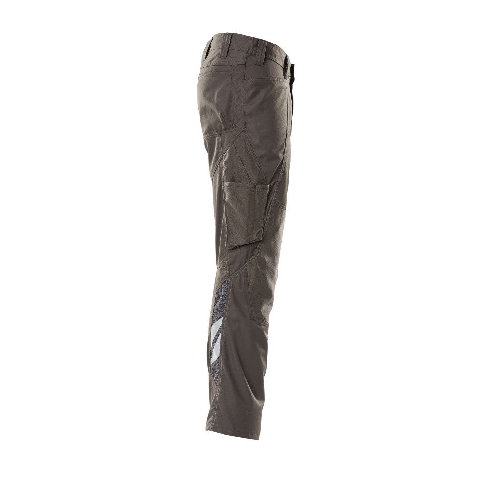 Dark Anthracite - Side - Mascot Mens Accelerate Knee Pad Pockets Trousers