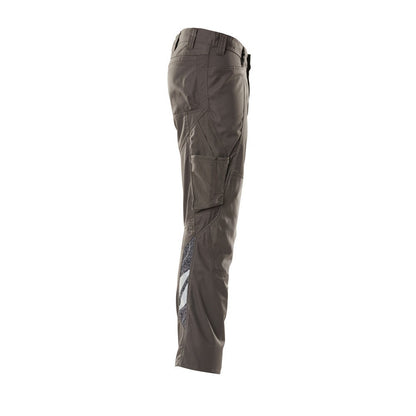 Dark Anthracite - Side - Mascot Mens Accelerate Knee Pad Pockets Trousers