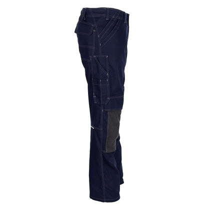 Navy - Side - Mascot Mens Lerida Work Trousers