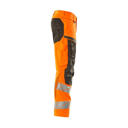 Hi Vis Orange-Dark Anthracite - Side - Mascot Mens Accelerate Safe Hi-Vis Trousers