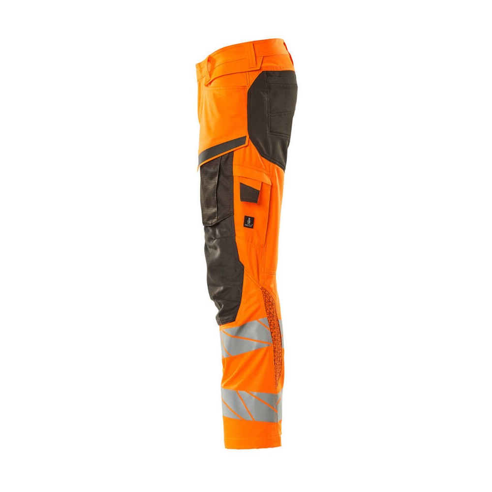 Hi Vis Orange-Dark Anthracite - Lifestyle - Mascot Mens Accelerate Safe Hi-Vis Trousers