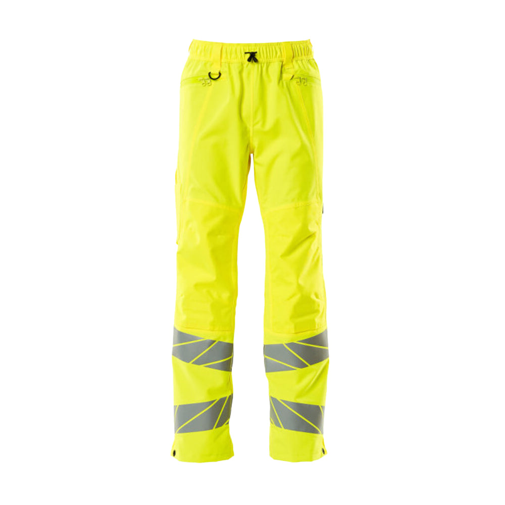 Hi Vis Yellow - Front - Mascot Mens Accelerate Safe Hi-Vis Trousers