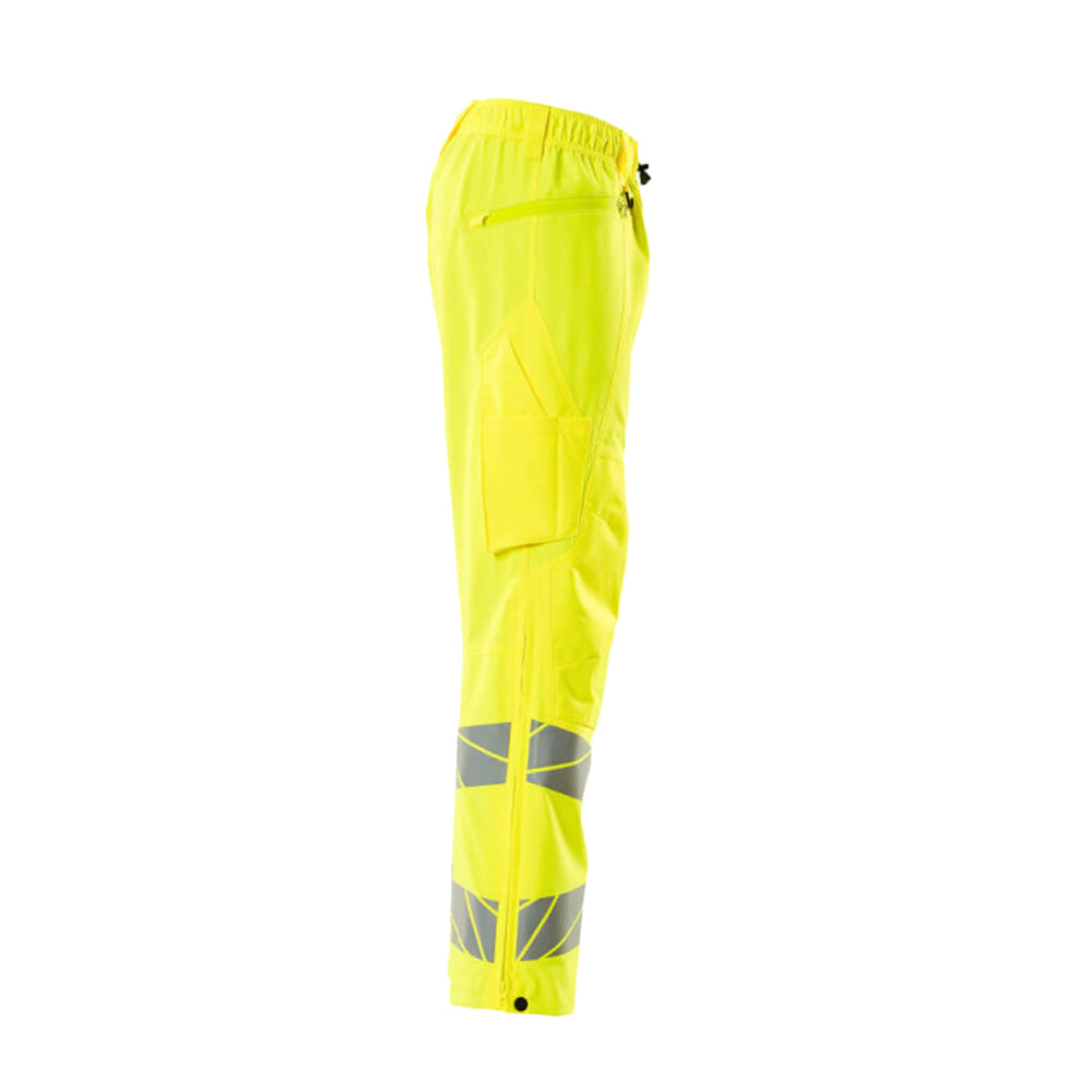 Hi Vis Yellow - Side - Mascot Mens Accelerate Safe Hi-Vis Trousers