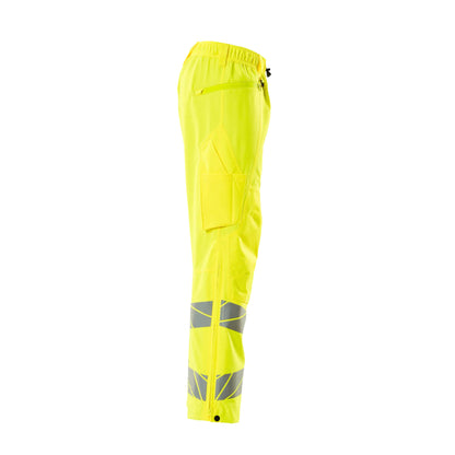 Hi Vis Yellow - Side - Mascot Mens Accelerate Safe Hi-Vis Trousers