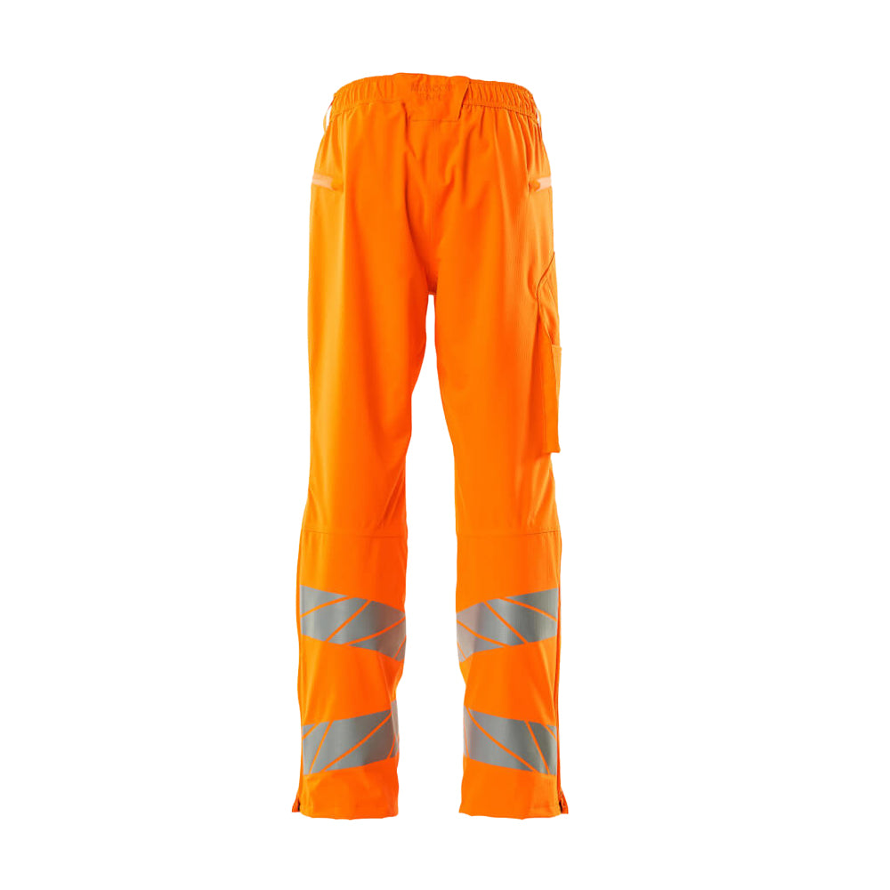 Hi Vis Orange - Back - Mascot Mens Accelerate Safe Hi-Vis Trousers