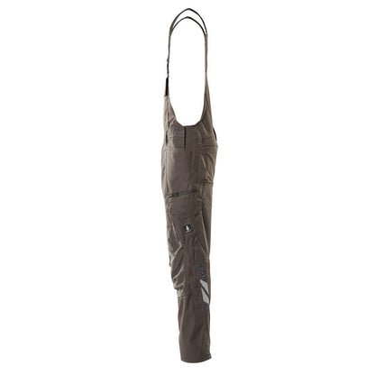Dark Anthracite - Lifestyle - Mascot Mens Accelerate Stretch Knee Pad Pockets Bib And Brace Overall