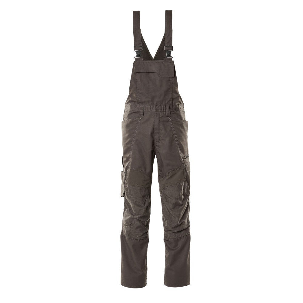 Dark Anthracite - Front - Mascot Mens Accelerate Stretch Knee Pad Pockets Bib And Brace Overall