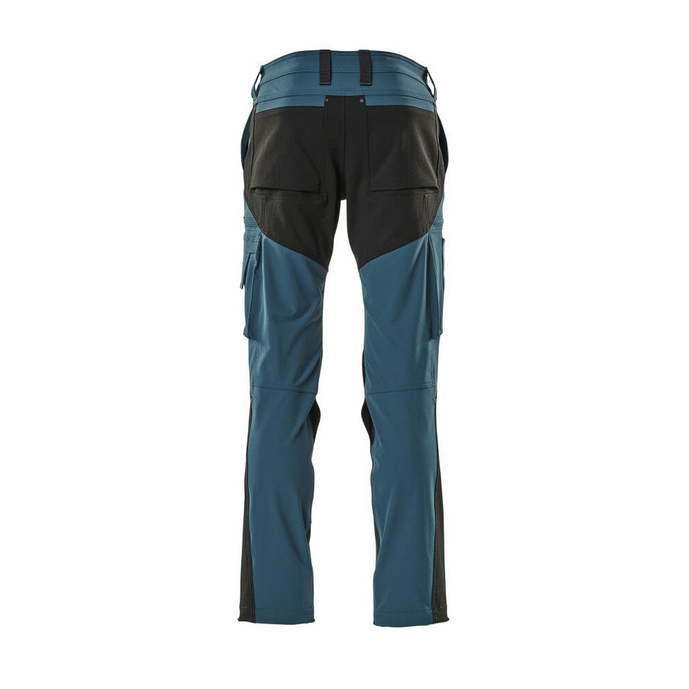 Dark Petroleum - Back - Mascot Mens Advanced Work Trousers