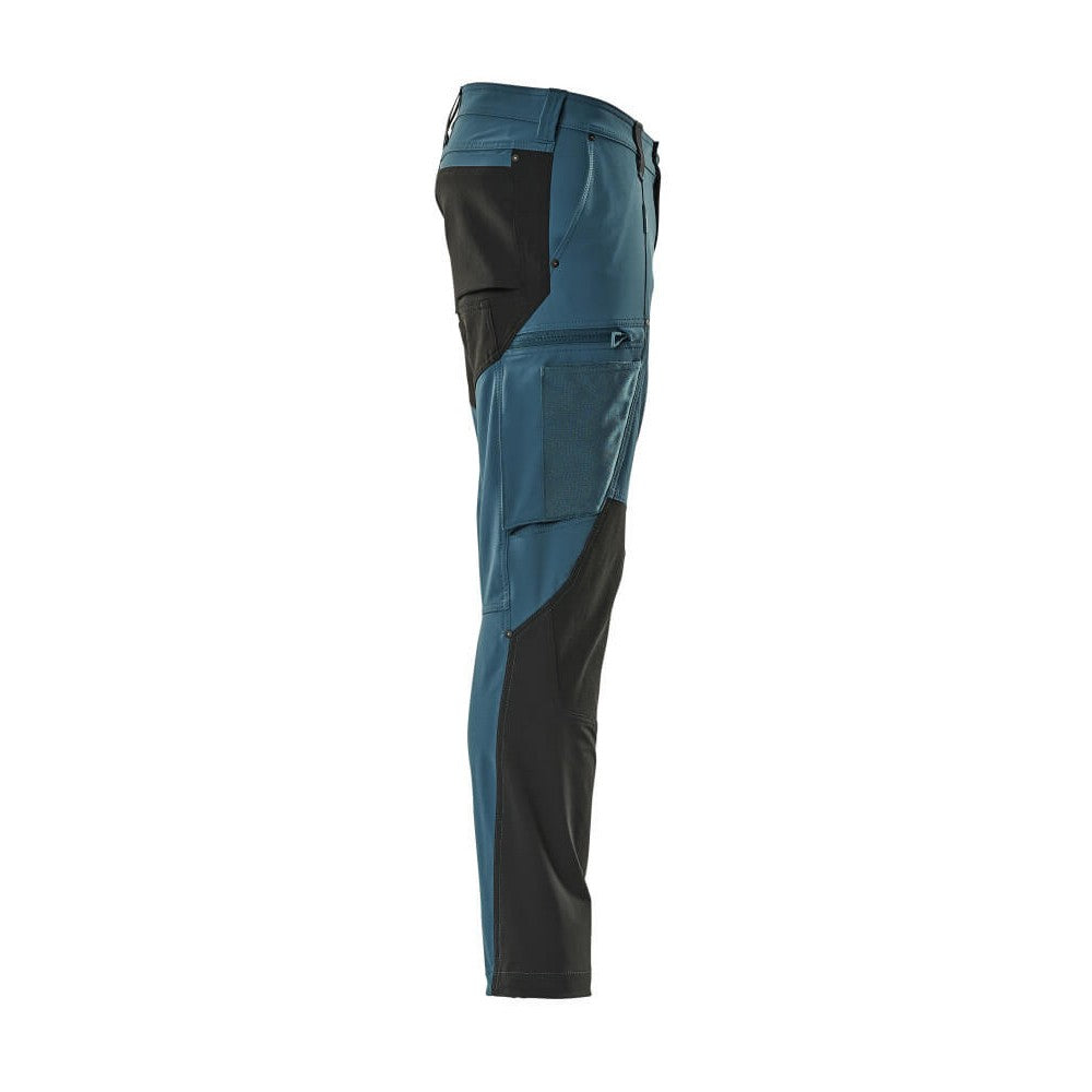 Dark Petroleum - Side - Mascot Mens Advanced Work Trousers