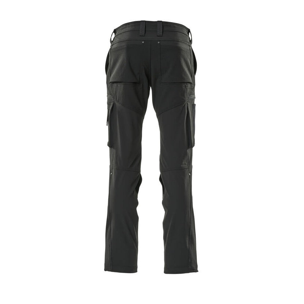 Black - Back - Mascot Mens Advanced Work Trousers