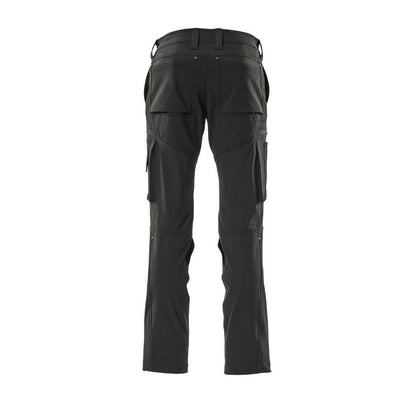 Black - Back - Mascot Mens Advanced Work Trousers