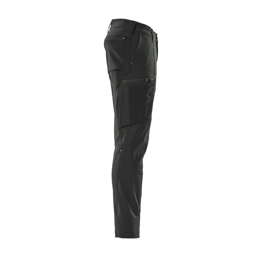 Black - Side - Mascot Mens Advanced Work Trousers