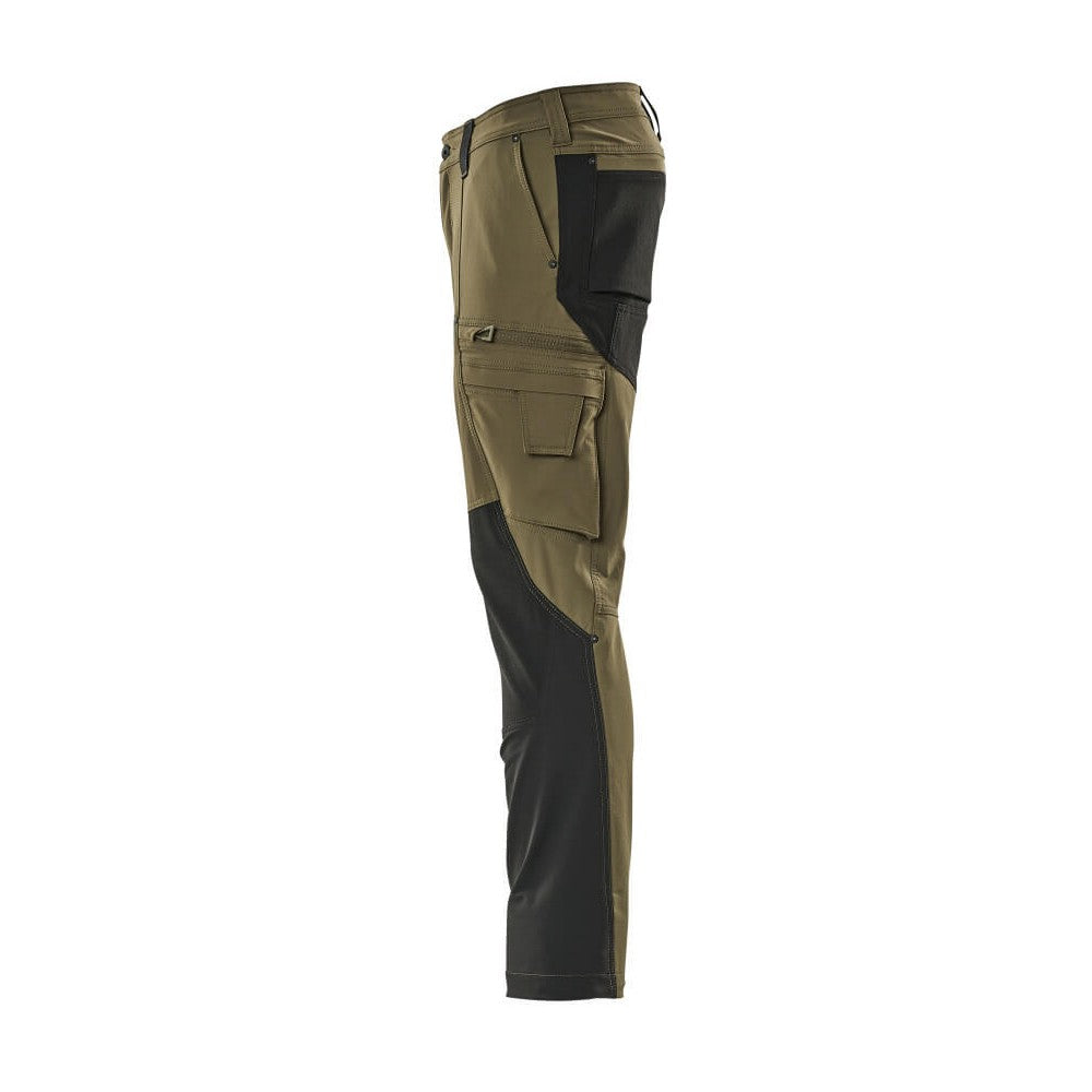 Moss Green-Black - Lifestyle - Mascot Mens Advanced Work Trousers