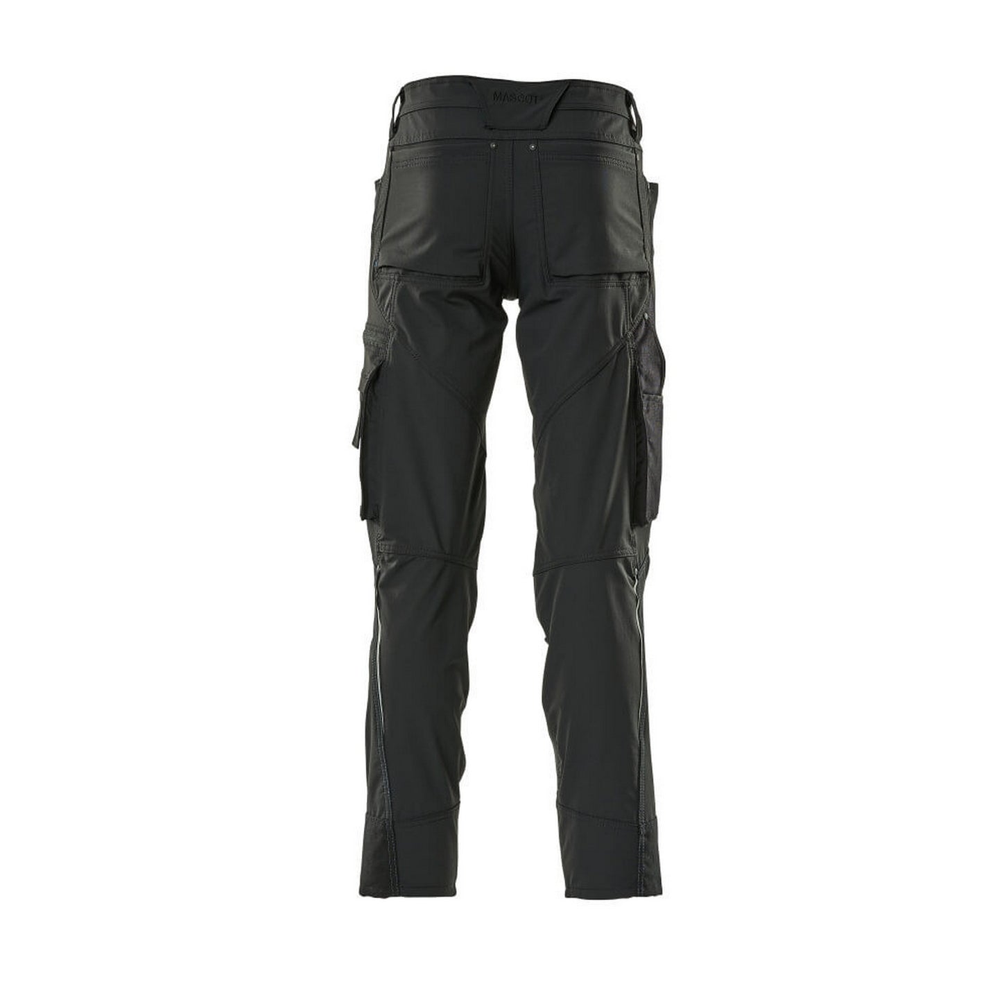 Black - Back - Mascot Mens Advanced Knee Pad Pockets Work Trousers
