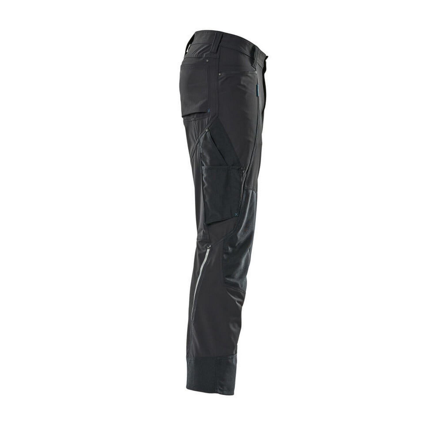 Dark Navy - Side - Mascot Mens Advanced Knee Pad Pockets Work Trousers