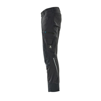 Dark Navy - Lifestyle - Mascot Mens Advanced Knee Pad Pockets Work Trousers
