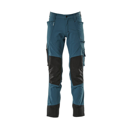 Dark Petroleum - Front - Mascot Mens Advanced Knee Pad Pockets Work Trousers