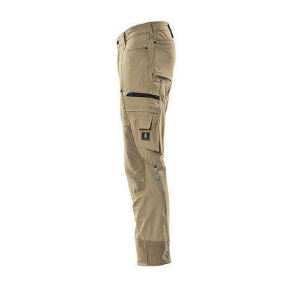Light Khaki - Lifestyle - Mascot Mens Advanced Knee Pad Pockets Work Trousers
