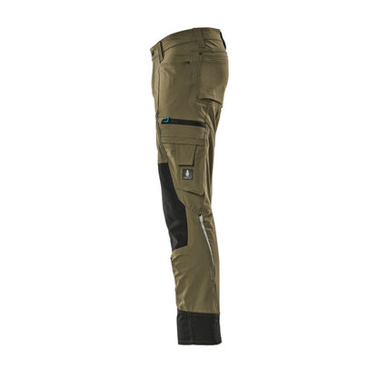 Moss Green - Lifestyle - Mascot Mens Advanced Knee Pad Pockets Work Trousers