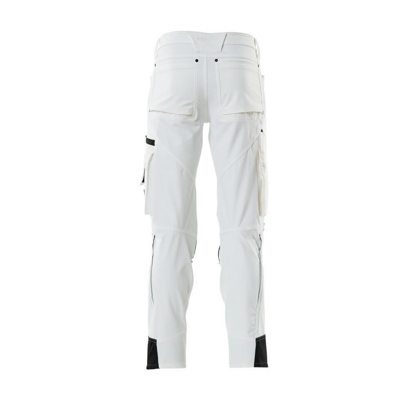 White - Back - Mascot Mens Advanced Knee Pad Pockets Work Trousers