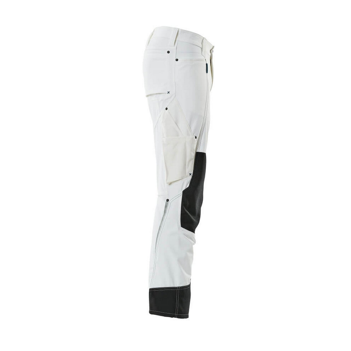 White - Side - Mascot Mens Advanced Knee Pad Pockets Work Trousers