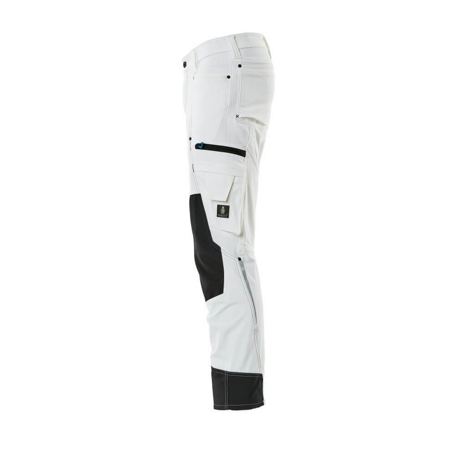 White - Lifestyle - Mascot Mens Advanced Knee Pad Pockets Work Trousers