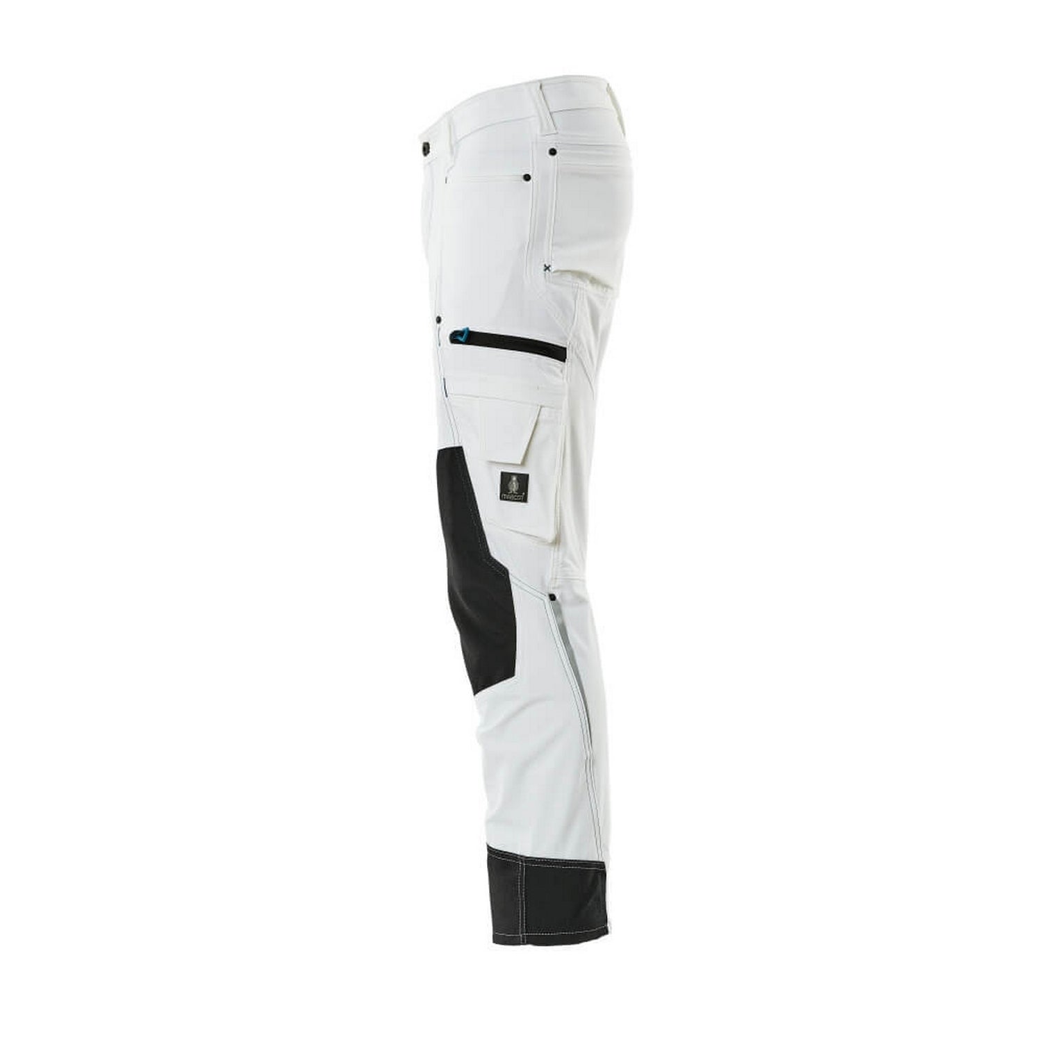 White - Lifestyle - Mascot Mens Advanced Knee Pad Pockets Work Trousers