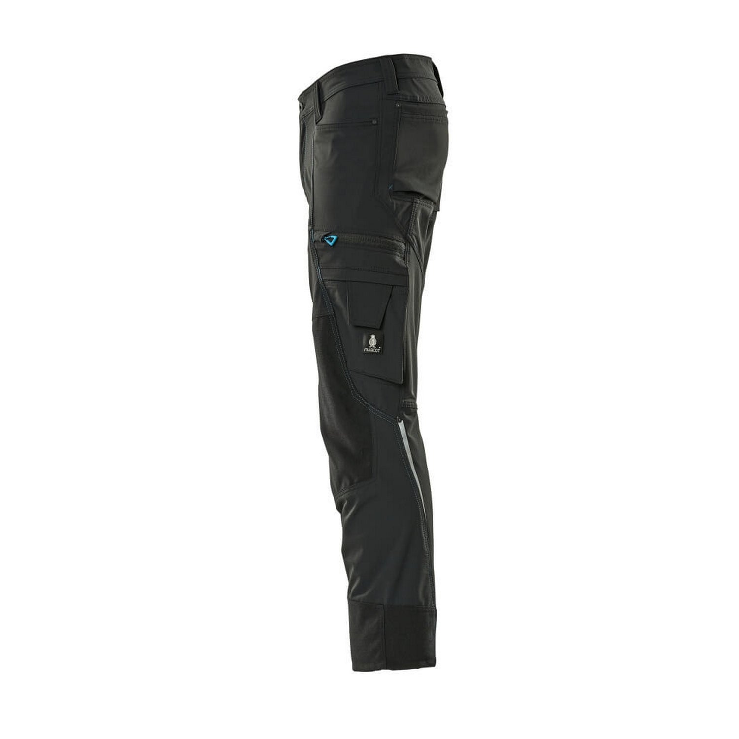 Black - Lifestyle - Mascot Mens Advanced Knee Pad Pockets Work Trousers