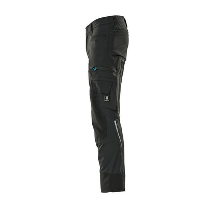 Black - Lifestyle - Mascot Mens Advanced Knee Pad Pockets Work Trousers