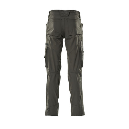 Dark Anthracite - Back - Mascot Mens Advanced Knee Pad Pockets Work Trousers