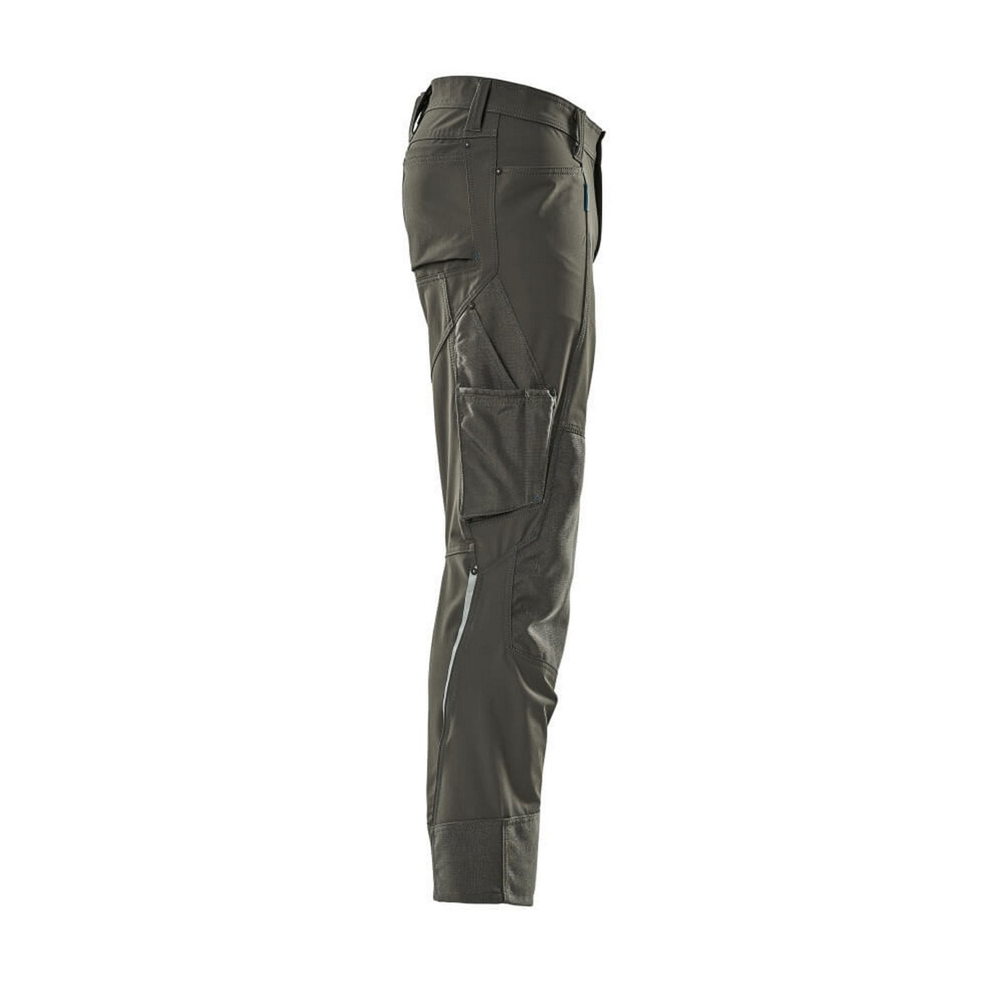 Dark Anthracite - Side - Mascot Mens Advanced Knee Pad Pockets Work Trousers
