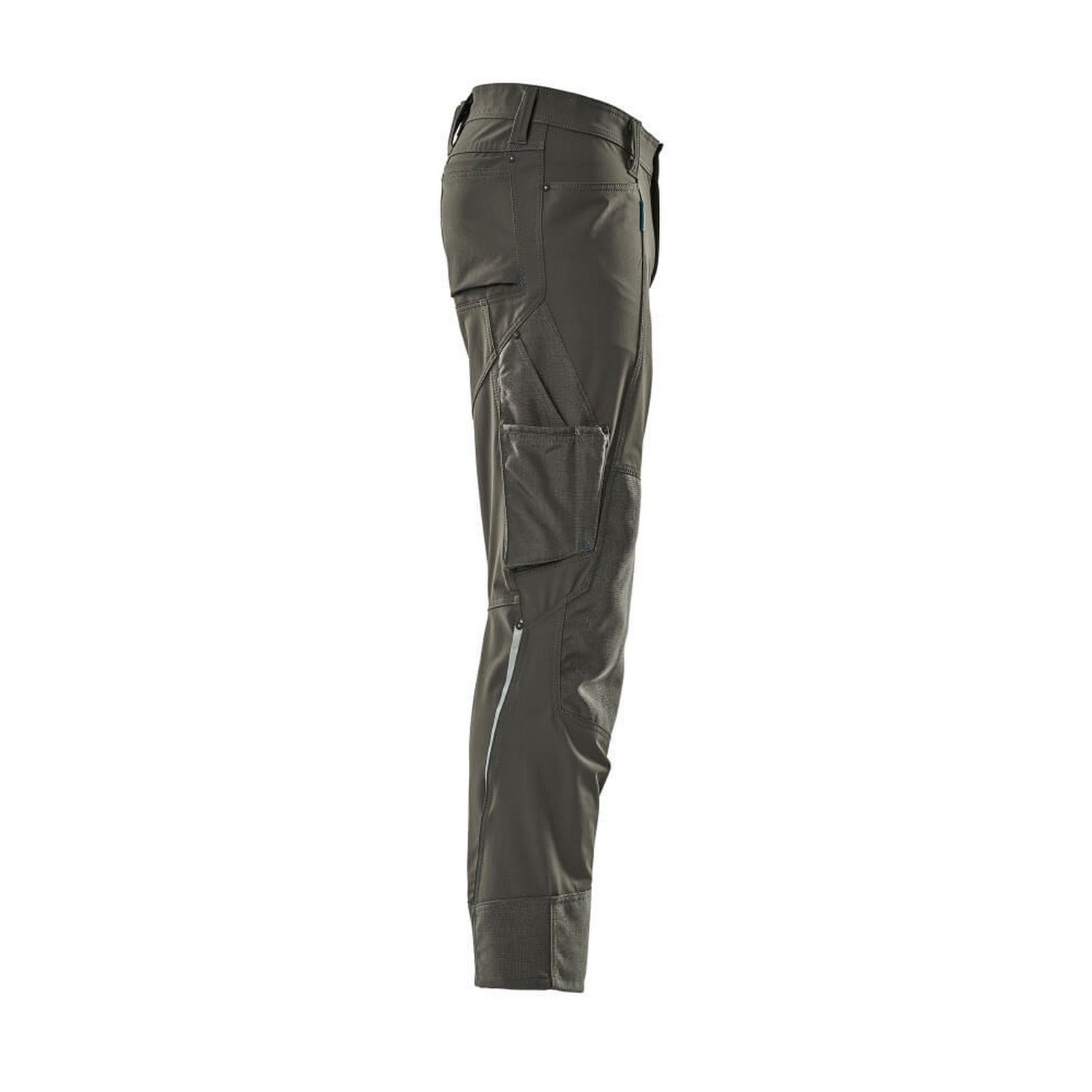 Dark Anthracite - Side - Mascot Mens Advanced Knee Pad Pockets Work Trousers