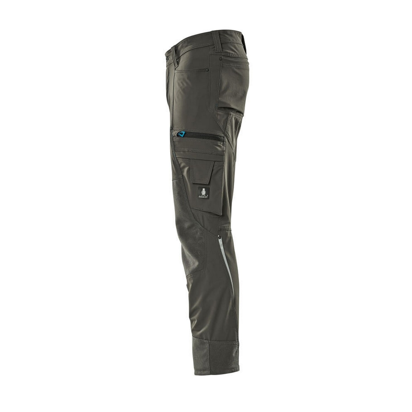 Dark Anthracite - Lifestyle - Mascot Mens Advanced Knee Pad Pockets Work Trousers